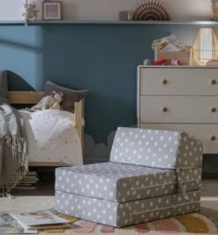 Habitat Kids Grey Stars Chair Bed