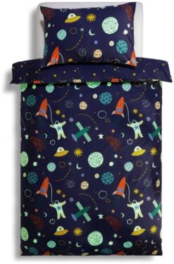 Habitat Kids Glow In The Dark Space Bedding Set - Toddler -Habitat Furni Sales 9581001 R Z002A