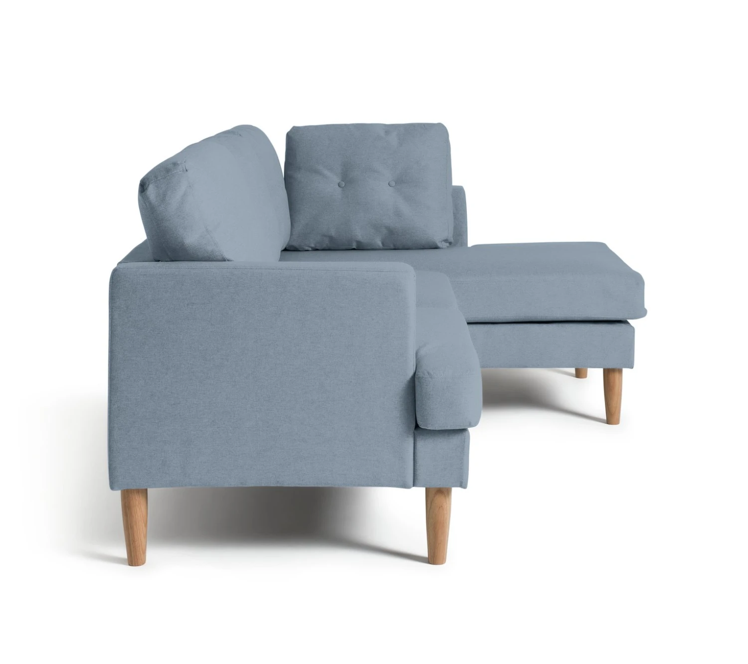 Habitat Joshua Fabric Right Hand Corner Chaise Sofa - Blue Habitat Joshua Fabric Right Hand Corner Chaise Sofa - Blue -Habitat Furni Sales 9581812 R Z004A
