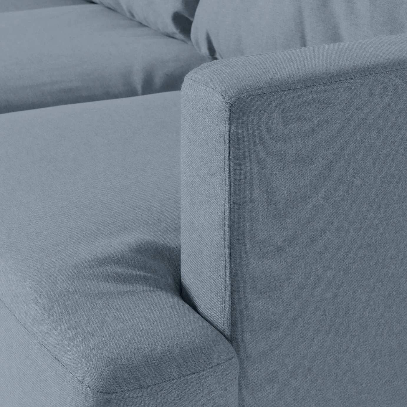 Habitat Joshua Fabric Right Hand Corner Chaise Sofa - Blue Habitat Joshua Fabric Right Hand Corner Chaise Sofa - Blue -Habitat Furni Sales 9581812 R Z008A