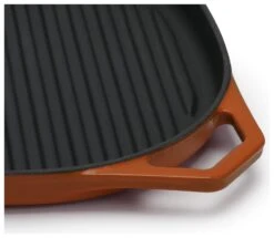 Habitat Large Cast Iron Grill Pan - Orange 1 Habitat Large Cast Iron Grill Pan - Orange -Habitat Furni Sales 9582158 R Z003A
