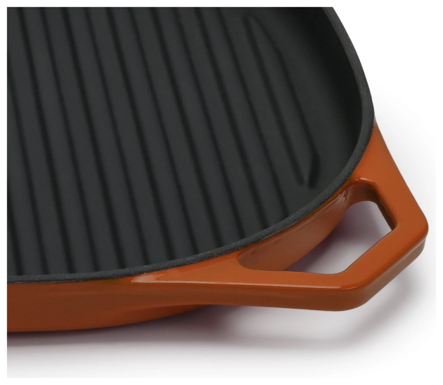 Habitat Large Cast Iron Grill Pan - Orange Habitat Large Cast Iron Grill Pan - Orange -Habitat Furni Sales 9582158 R Z003A