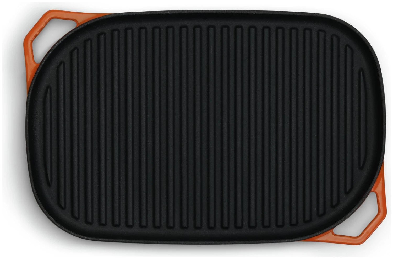 Habitat Large Cast Iron Grill Pan - Orange Habitat Large Cast Iron Grill Pan - Orange -Habitat Furni Sales 9582158 R Z005A