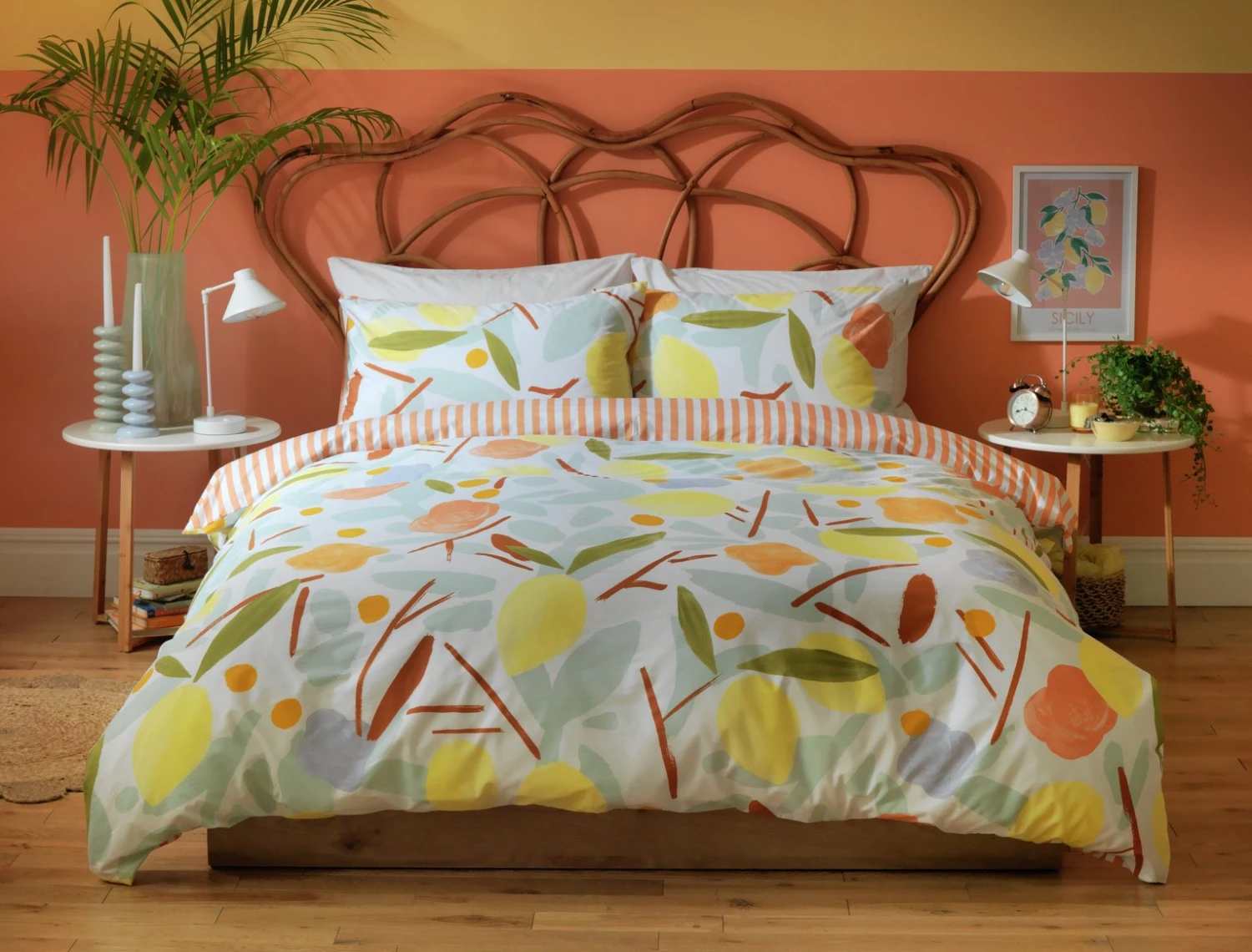 Habitat Panel Stripe Print Multicolour Bedding Set - Single Habitat Panel Stripe Print Multicolour Bedding Set - Single -Habitat Furni Sales 9584297 R Z001C
