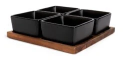 Habitat Stoneware Multiserve - Black 4 Habitat Stoneware Multiserve - Black -Habitat Furni Sales 9585832 R Z005A