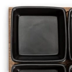 Habitat Stoneware Multiserve - Black 5 Habitat Stoneware Multiserve - Black -Habitat Furni Sales 9585832 R Z006A