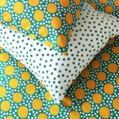 Habitat Sunburst Geo Green & Mustard Bedding Set - Single -Habitat Furni Sales 9588042 R Z003A