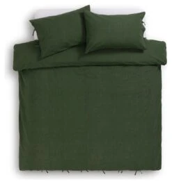 Habitat Cotton Textured Plain Green Bedding Set - Single -Habitat Furni Sales 9588736 R Z002A