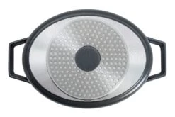 Habitat 4.2LT Cast Aluminium Casserole Dish - Black -Habitat Furni Sales 9588994 R Z004A