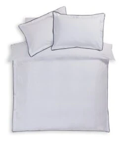 Habitat Cotton 200TC Oxford Edge White Bedding Set - Single -Habitat Furni Sales 9590401 R Z002A