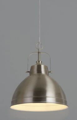 Habitat Cetus Fisherman Pendant - Satin Nickel -Habitat Furni Sales 9591565 R Z002C