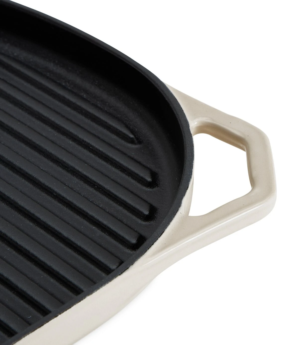 Habitat Large Cast Iron Grill Pan - Cream Habitat Large Cast Iron Grill Pan - Cream -Habitat Furni Sales 9596120 R Z003A