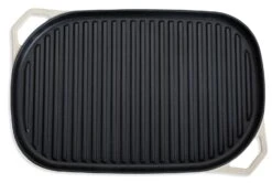 Habitat Large Cast Iron Grill Pan - Cream 4 Habitat Large Cast Iron Grill Pan - Cream -Habitat Furni Sales 9596120 R Z005A