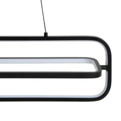 Habitat Metal LED Bar Pendant Light - Black 3 Habitat Metal LED Bar Pendant Light - Black -Habitat Furni Sales 9597428 R Z002A