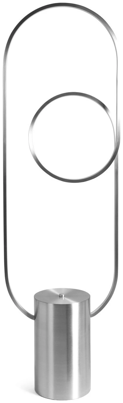 Habitat Pill LED Floor Lamp - Brushed Chrome Habitat Pill LED Floor Lamp - Brushed Chrome -Habitat Furni Sales 9597806 R Z001C