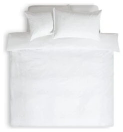 Habitat Seersucker Plain White Bedding Set - Single -Habitat Furni Sales 9598733 R Z002A