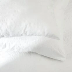 Habitat Seersucker Plain White Bedding Set - Single -Habitat Furni Sales 9598733 R Z003A