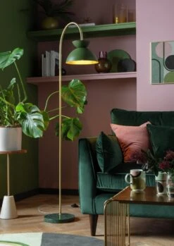 Habitat Dasni Floor Lamp - Marble & Brass -Habitat Furni Sales 9598867 R Z002C