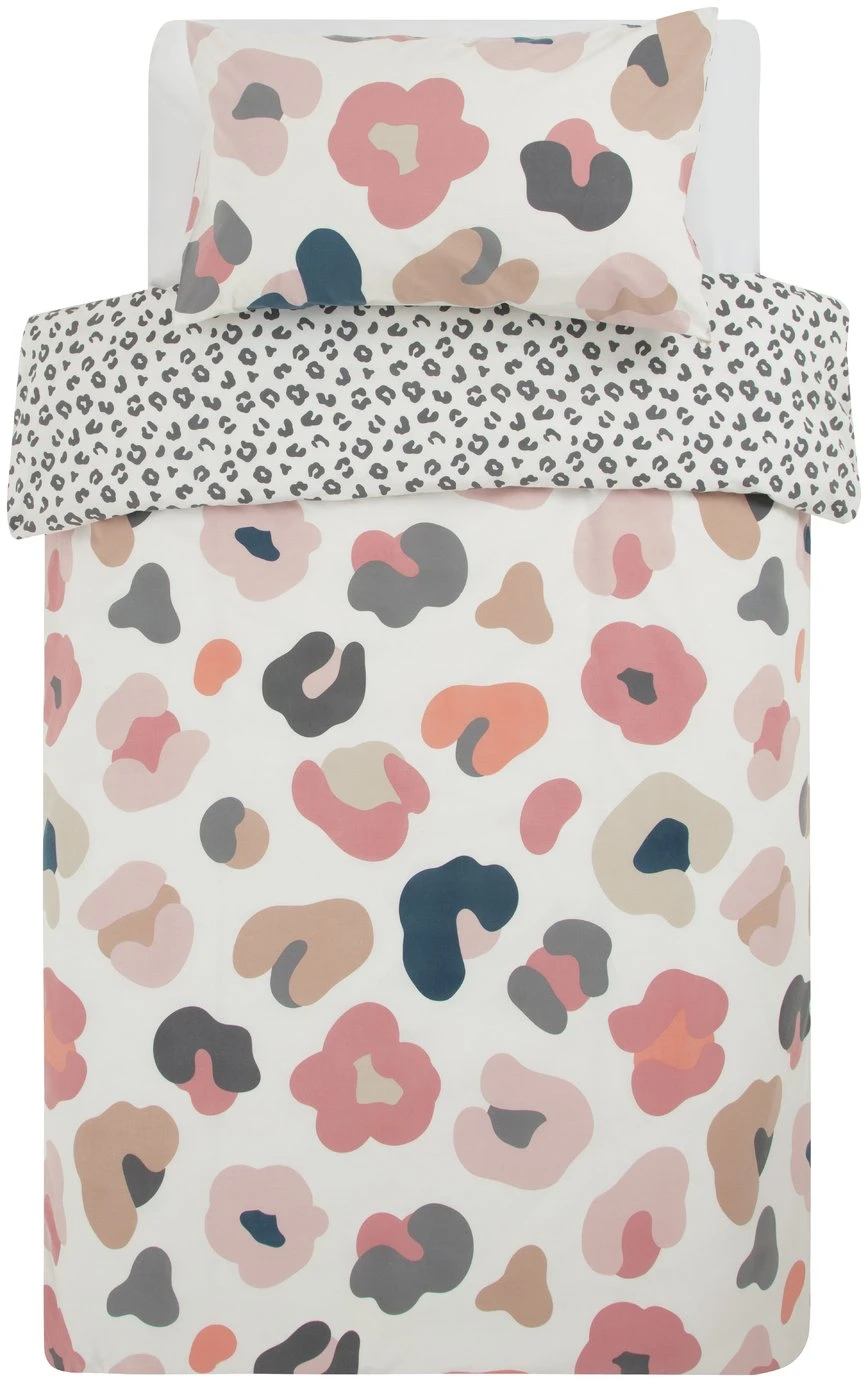 Habitat Animal Print White Kids Bedding Set - Single Habitat Animal Print White Kids Bedding Set - Single -Habitat Furni Sales 9600054 R Z002A