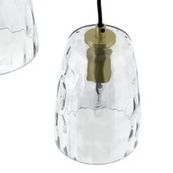 Habitat Webb 5 Light Cluster Pendant - Glass & Brass -Habitat Furni Sales 9600573 R Z002A
