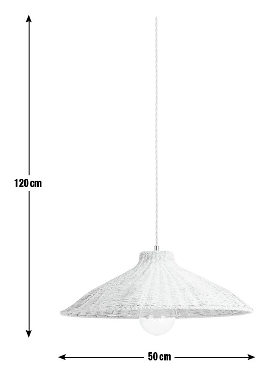 Habitat Apus Rattan Pendant - Whitewash Habitat Apus Rattan Pendant - Whitewash -Habitat Furni Sales 9602155 R E001