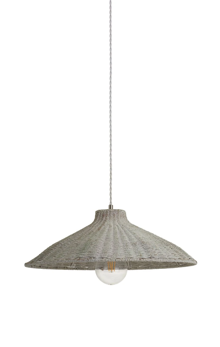 Habitat Apus Rattan Pendant - Whitewash Habitat Apus Rattan Pendant - Whitewash -Habitat Furni Sales 9602155 R Z001C