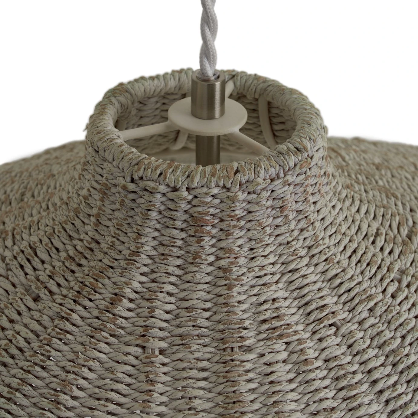 Habitat Apus Rattan Pendant - Whitewash Habitat Apus Rattan Pendant - Whitewash -Habitat Furni Sales 9602155 R Z002A