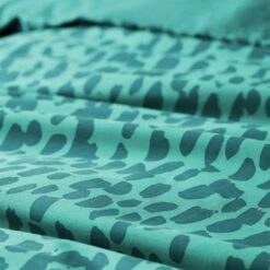 Habitat Emerald Brush Strokes Green Bedding Set - Single -Habitat Furni Sales 9602382 R Z005A