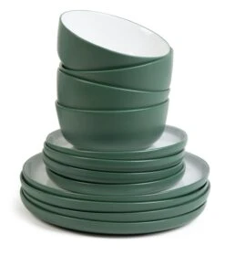 Habitat Two Tone 16 Piece Stoneware Dinner Set -Habitat Furni Sales 9604438 R Z002A