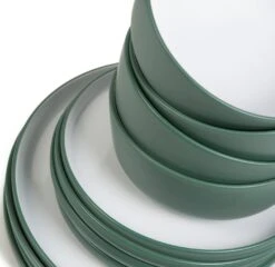 Habitat Two Tone 16 Piece Stoneware Dinner Set -Habitat Furni Sales 9604438 R Z005A