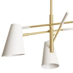 Habitat Vesper Cone 3 Light Ceiling Pendant - White -Habitat Furni Sales 9607813 R Z002A