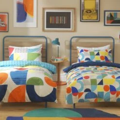 Habitat Kids Geo Shapes Twin Pack Bedding Set - Double