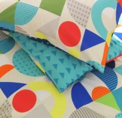 Habitat Kids Geo Shapes Twin Pack Bedding Set - Double -Habitat Furni Sales 9610790 R Z003A