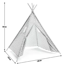 Habitat Kids Grey Stars Teepee Tent -Habitat Furni Sales 9611005 R E001