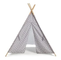 Habitat Kids Grey Stars Teepee Tent -Habitat Furni Sales 9611005 R Z002A