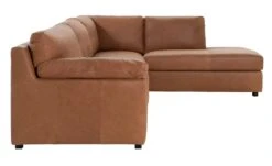 Habitat Florence LeatherRight Hand Corner Chaise Sofa - Tan -Habitat Furni Sales 9611586 R Z003A