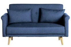 Habitat Evie Fabric 2 Seater Sofa In A Box - Navy Blue -Habitat Furni Sales 9612437 R Z015A
