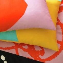 Habitat Panel Print Multicolour Bedding Set - Single 3 Habitat Panel Print Multicolour Bedding Set - Single -Habitat Furni Sales 9613656 R Z003A