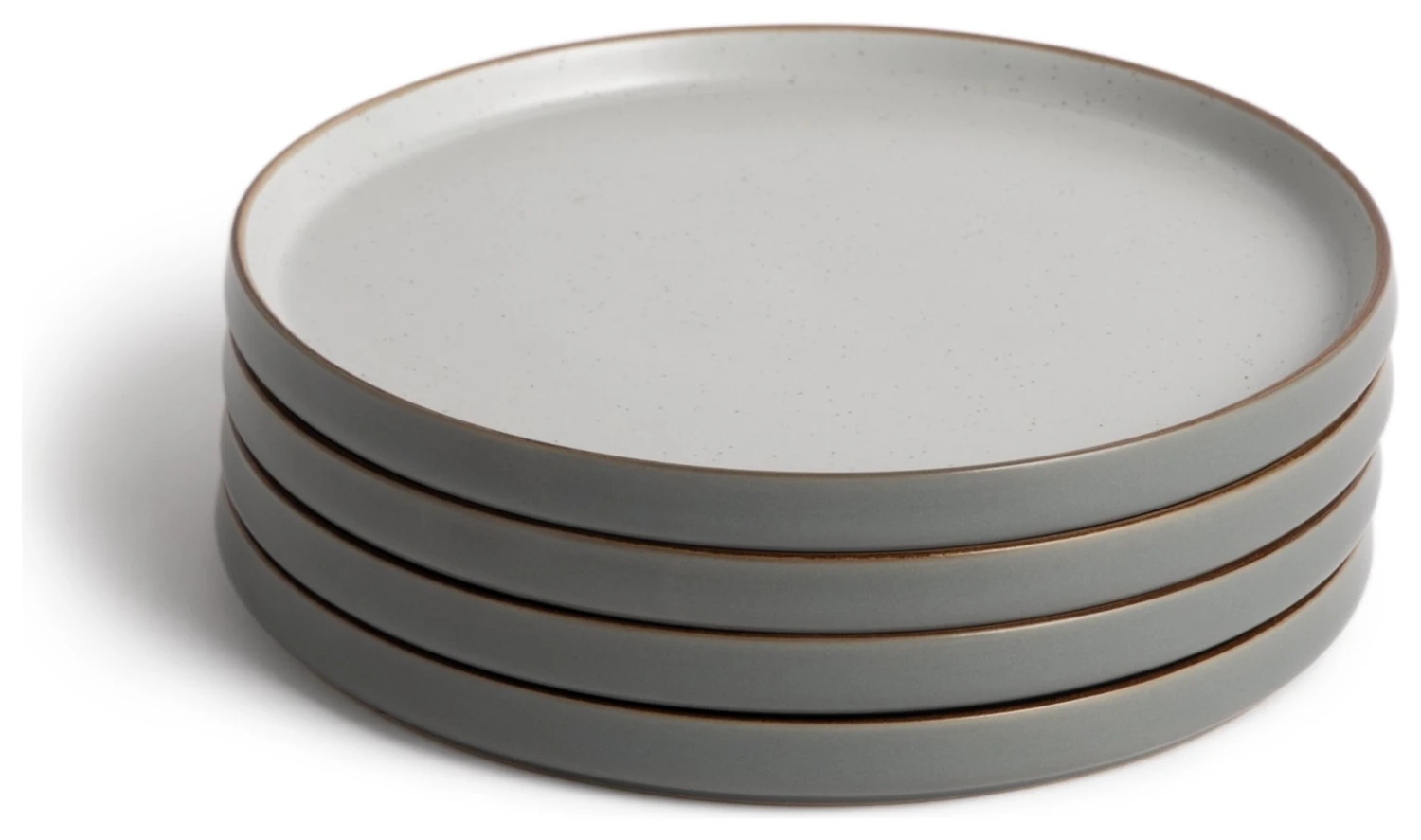 Habitat Speckle Set of 4 Side Plate - Grey Habitat Speckle Set Of 4 Side Plate - Grey -Habitat Furni Sales 9613962 R Z001A