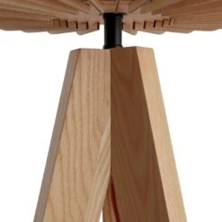 Habitat Achille Ash Wooden Tripod Floor Lamp - Oak -Habitat Furni Sales 9615489 R Z003A