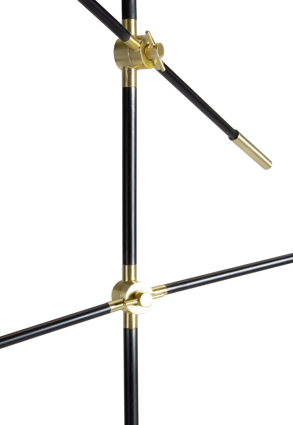 Habitat Jalonee Double Arm Floor Lamp - Black & Brass Habitat Jalonee Double Arm Floor Lamp - Black & Brass -Habitat Furni Sales 9616127 R Z003A