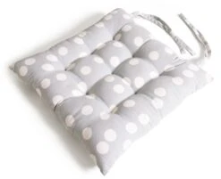 Habitat Spot Pack Of 2 Seat Cushion - Grey And White -Habitat Furni Sales 9616787 R Z002A