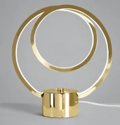 Habitat Pill Metal LED Table Lamp - Brushed Brass -Habitat Furni Sales 9618761 R Z002C