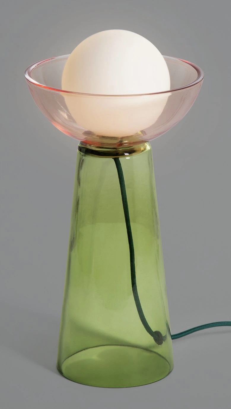 Habitat Pictor Tinted Glass Table Lamp - Green Habitat Pictor Tinted Glass Table Lamp - Green -Habitat Furni Sales 9619588 R Z002C