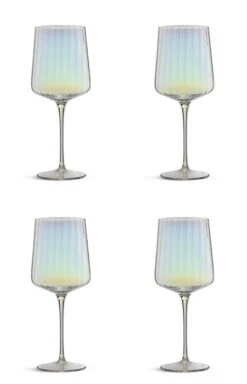 Habitat Iridescent Flute Wine Glass-Set Of 4