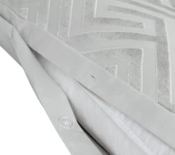 Habitat Geo Velvet Silver Bedding Set - Single -Habitat Furni Sales 9621356 R Z004A