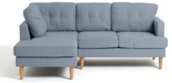 Habitat Joshua Left Hand Corner Chaise Sofa - Blue 4 Habitat Joshua Left Hand Corner Chaise Sofa - Blue -Habitat Furni Sales 9621844 R Z003A
