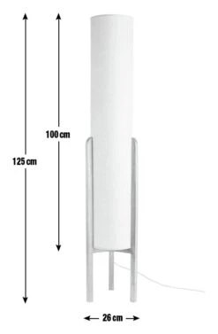 Habitat Arbaa Woven Column Floor Lamp - Natural -Habitat Furni Sales 9622939 R E001