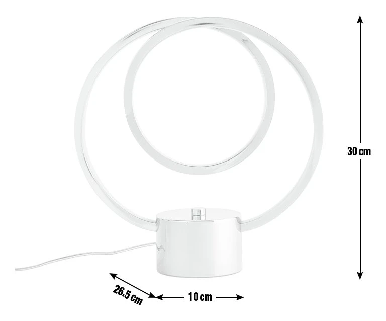 Habitat Pill Metal LED Table Lamp - Brushed Chrome Habitat Pill Metal LED Table Lamp - Brushed Chrome -Habitat Furni Sales 9625345 R E001