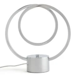 Habitat Pill Metal LED Table Lamp - Brushed Chrome 4 Habitat Pill Metal LED Table Lamp - Brushed Chrome -Habitat Furni Sales 9625345 R Z003A